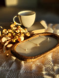 3 Wick Dough Bowl Candle - Cashmere Cedar