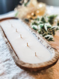 6 Wick Long Dough Bowl Candle - Warm & Cozy Nights