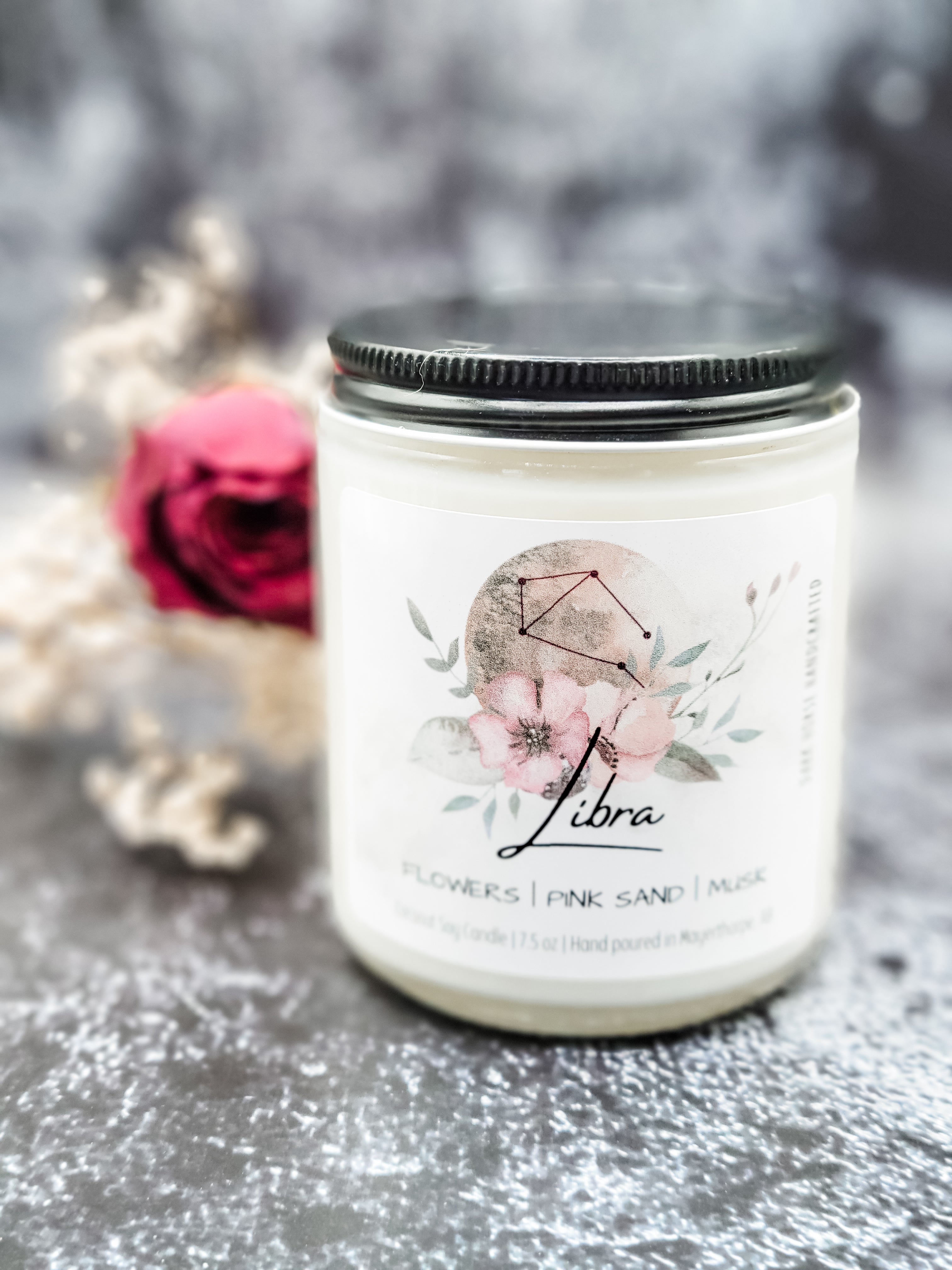Libra zodiac candle - astrological candle