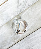 Elephant diffuser aromatherapy necklace, stainless steel