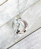 Elephant diffuser aromatherapy necklace, stainless steel