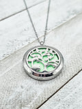 Aromatherapy - TREE OF LIFE, Diffuser Pendant Necklace