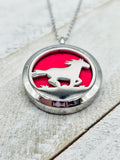 Aromatherapy - HORSE, Diffuser Pendant Necklace