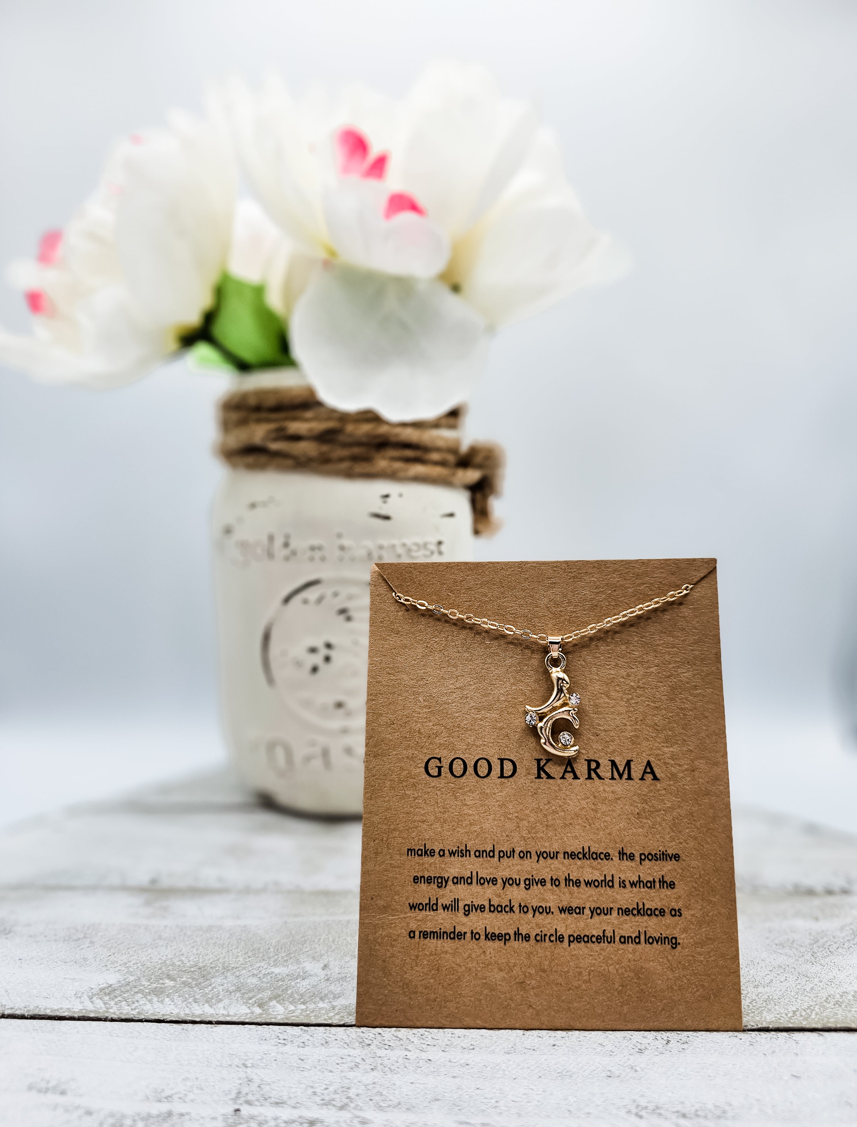 Good Karma - Inspirational and Meaningful Pendant Necklace