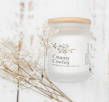Country Cowboy - Scented Premium Coconut Soy Candle