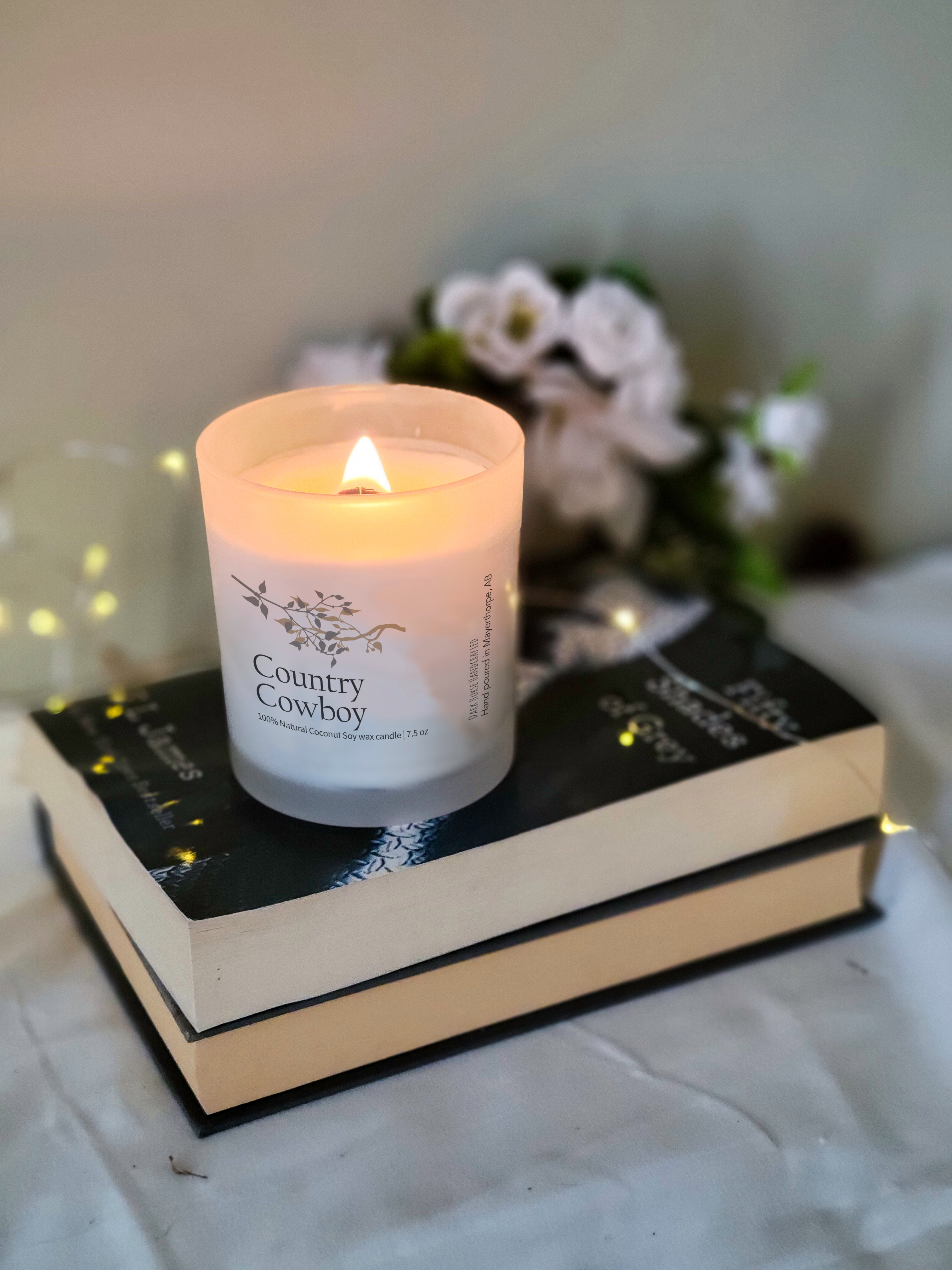Country Cowboy - Scented Premium Coconut Soy Candle