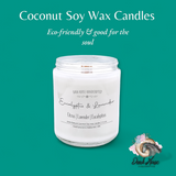 Eucalyptus & Lavender - Scented Coconut Soy Candle