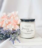 Jasmine Vanilla - Scented Coconut Soy Candle