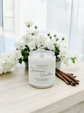 Jasmine Vanilla - Scented Coconut Soy Candle