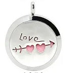 Aromatherapy - LOVE, Diffuser Pendant Necklace