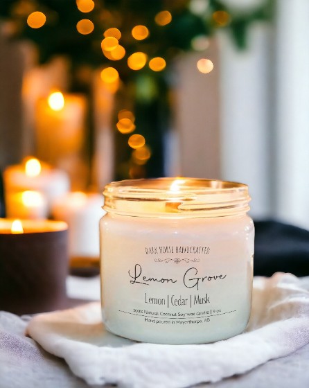 Lemon Grove - Scented Coconut Soy Candle