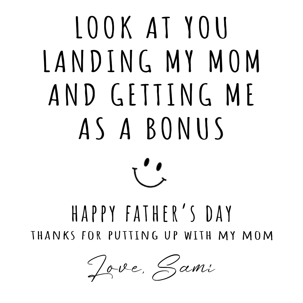 Landing my Mom - Personalized coffee mug for Step Dad