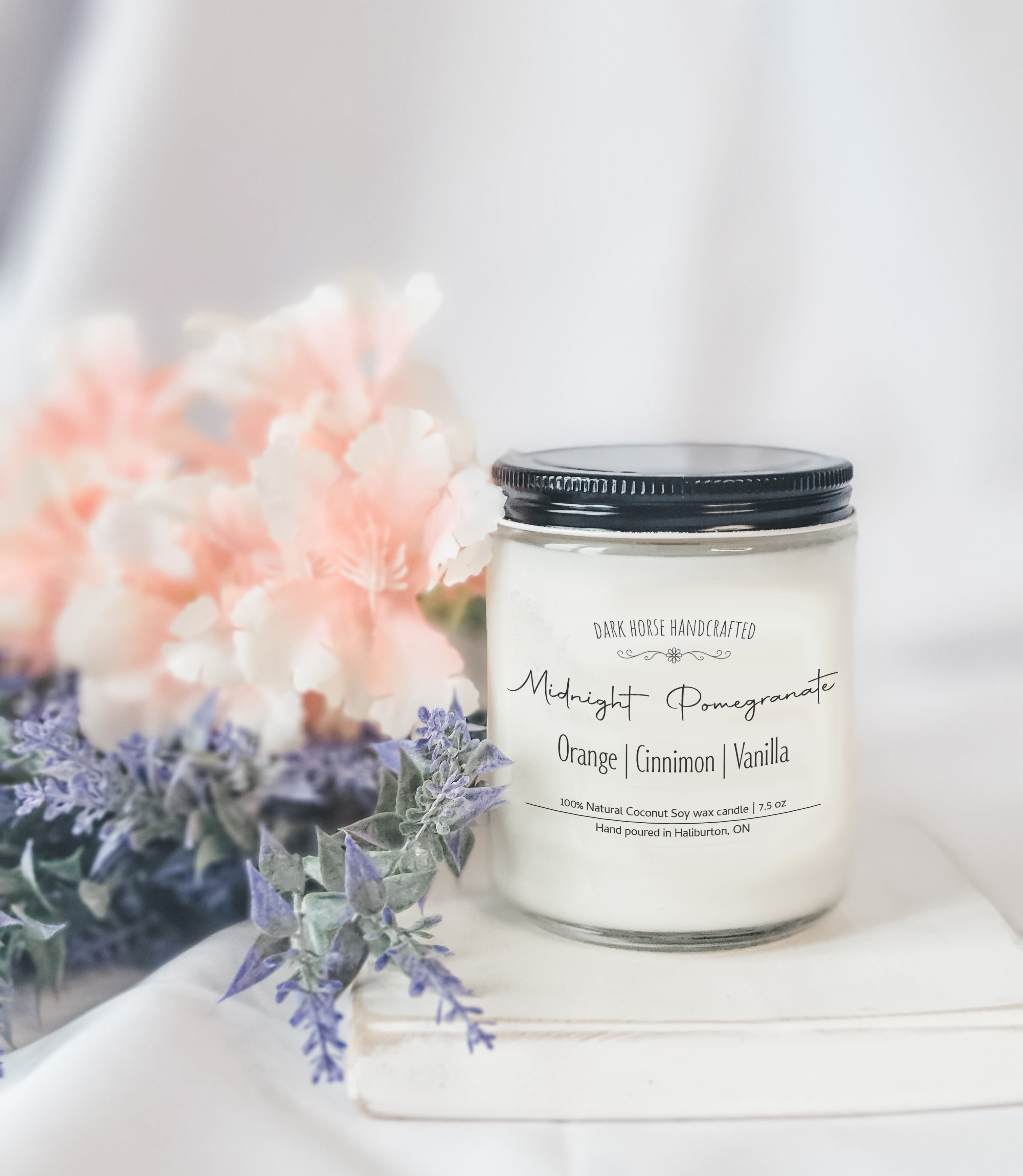 Midnight Pomegranate - Scented Coconut Soy Candle