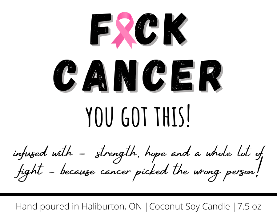 F*ck Cancer - Naughty Candle