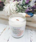Peaceful Moments - Soy Candle, 'Heart & Soul' Collection - Dark Horse Handcrafted