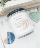 Peaceful Moments - Soy Candle, 'Heart & Soul' Collection - Dark Horse Handcrafted