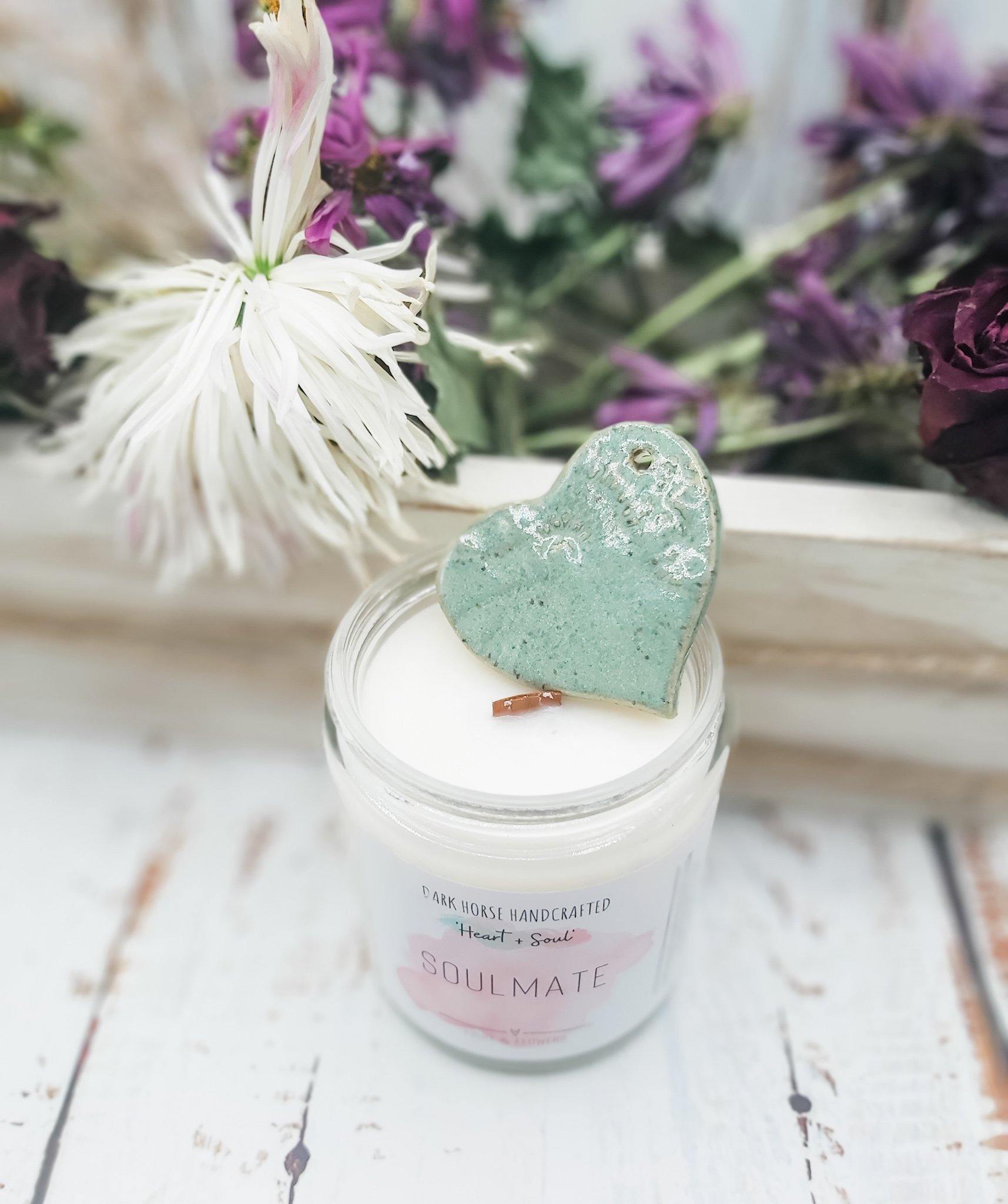 Soulmate - Soy Candle, 'Heart & Soul' Collection - Dark Horse Handcrafted