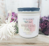 Whispering Pines - Soy Candle 'Heart & Soul' Collection - Dark Horse Handcrafted