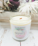 Inspired - Soy Candle, 'Heart & Soul' Collection - Dark Horse Handcrafted
