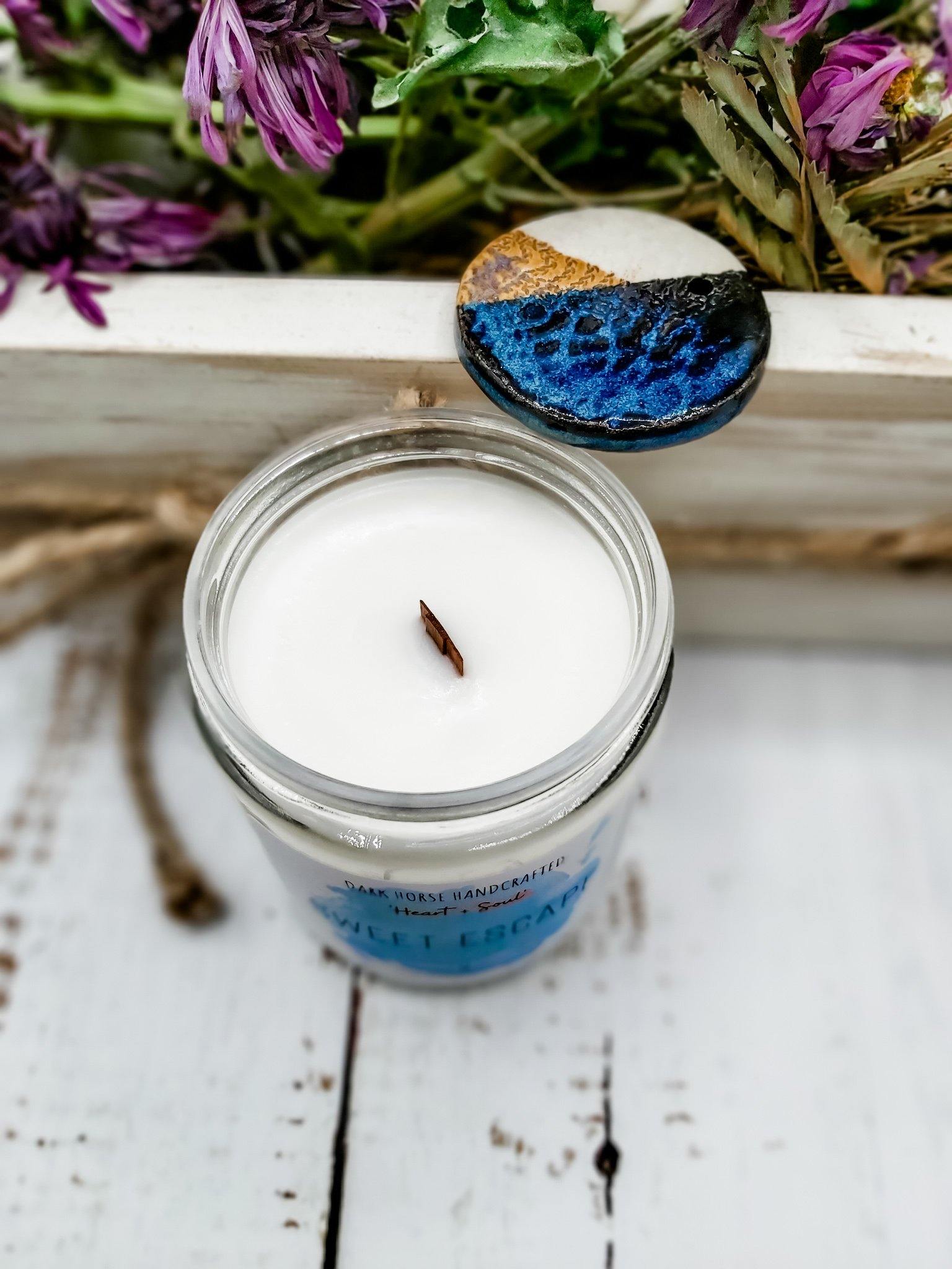 Sweet Escape - Soy Candle 'Heart & Soul' Collection - Dark Horse Handcrafted
