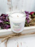 RECHARGE- Eucalyptus + Spearmint: Scented Coconut Soy Candle