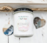 Recharge - Soy Candle 'Heart & Soul' Collection - Dark Horse Handcrafted