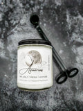 Aquarius astrological candle