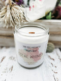 TOTAL WHIMSY - Jasmine + Roses Scented Coconut Soy Candle