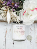 TOTAL WHIMSY - Jasmine + Roses Scented Coconut Soy Candle