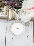TOTAL WHIMSY - Jasmine + Roses Scented Coconut Soy Candle