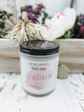 LET'S STAY IN - Floral Amber: Scented Coconut Soy Candle