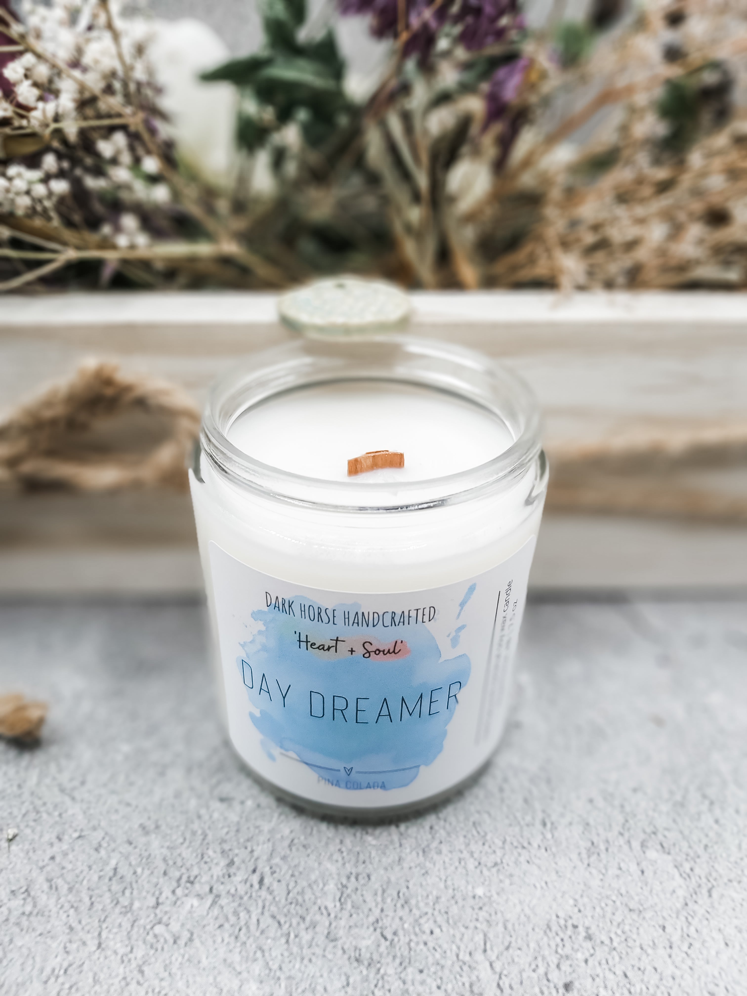 DAY DREAMER - Pina Colada Scented Coconut Soy Candle