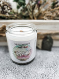 WINDSWEPT MEADOW -  Dew Drops + Lilies Scented Coconut Soy Candle