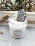 WINDSWEPT MEADOW -  Dew Drops + Lilies Scented Coconut Soy Candle