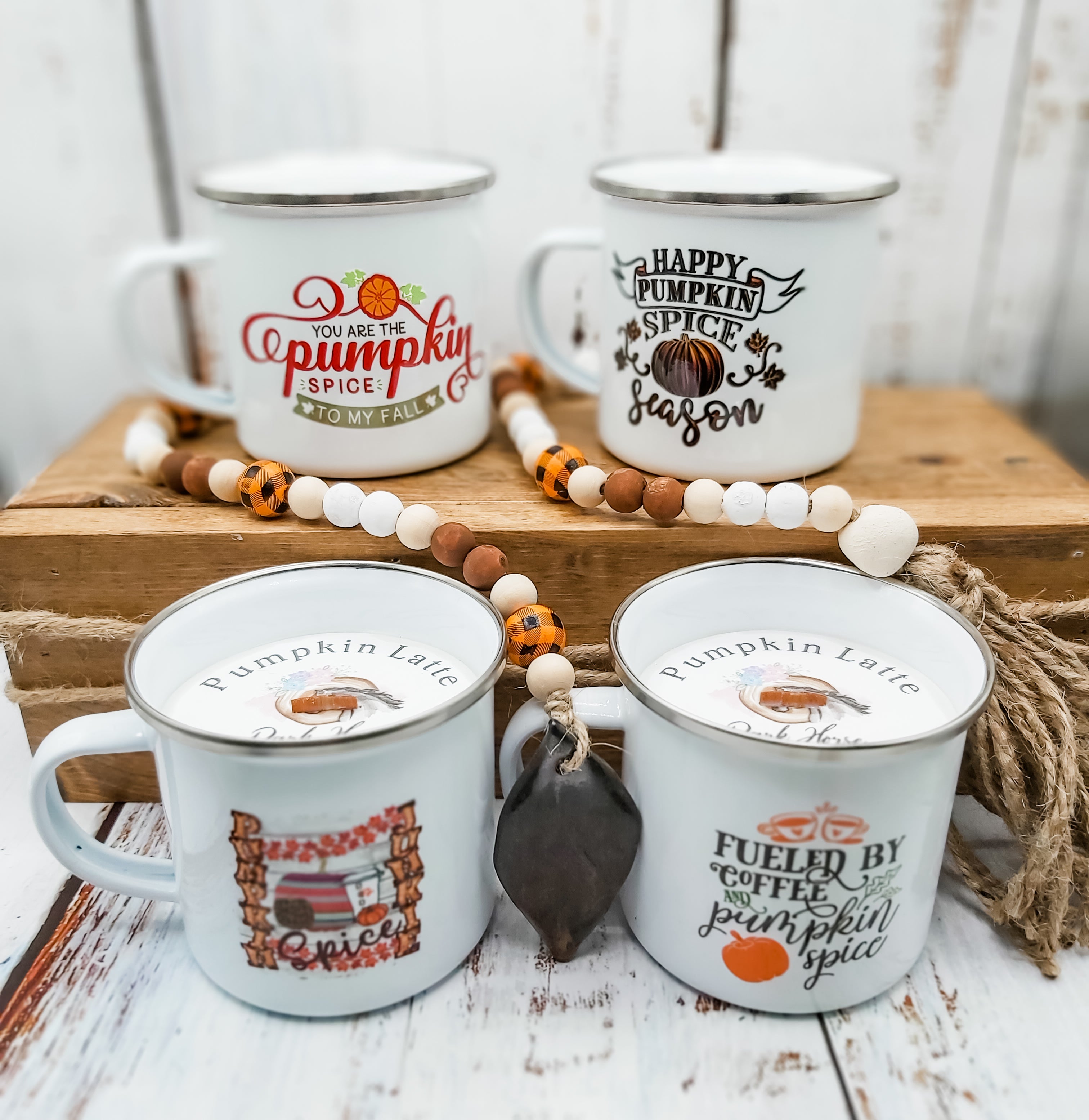 Camping Mug Candle - Fall Edition