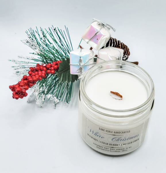 White Christmas Candle Organic Soy — The Simple Design Co.