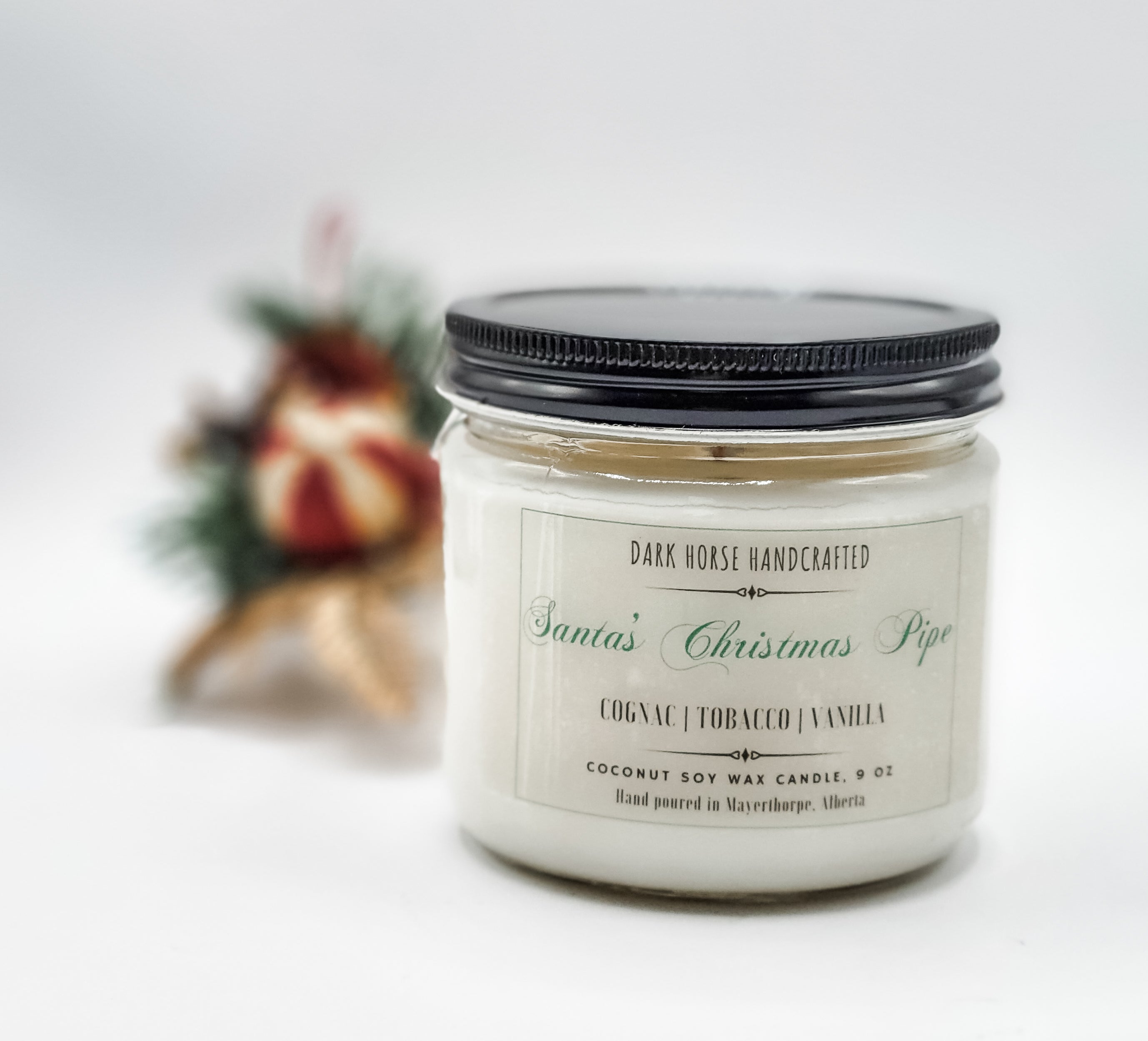 Santa's Christmas Pipe - Coconut Soy Candle
