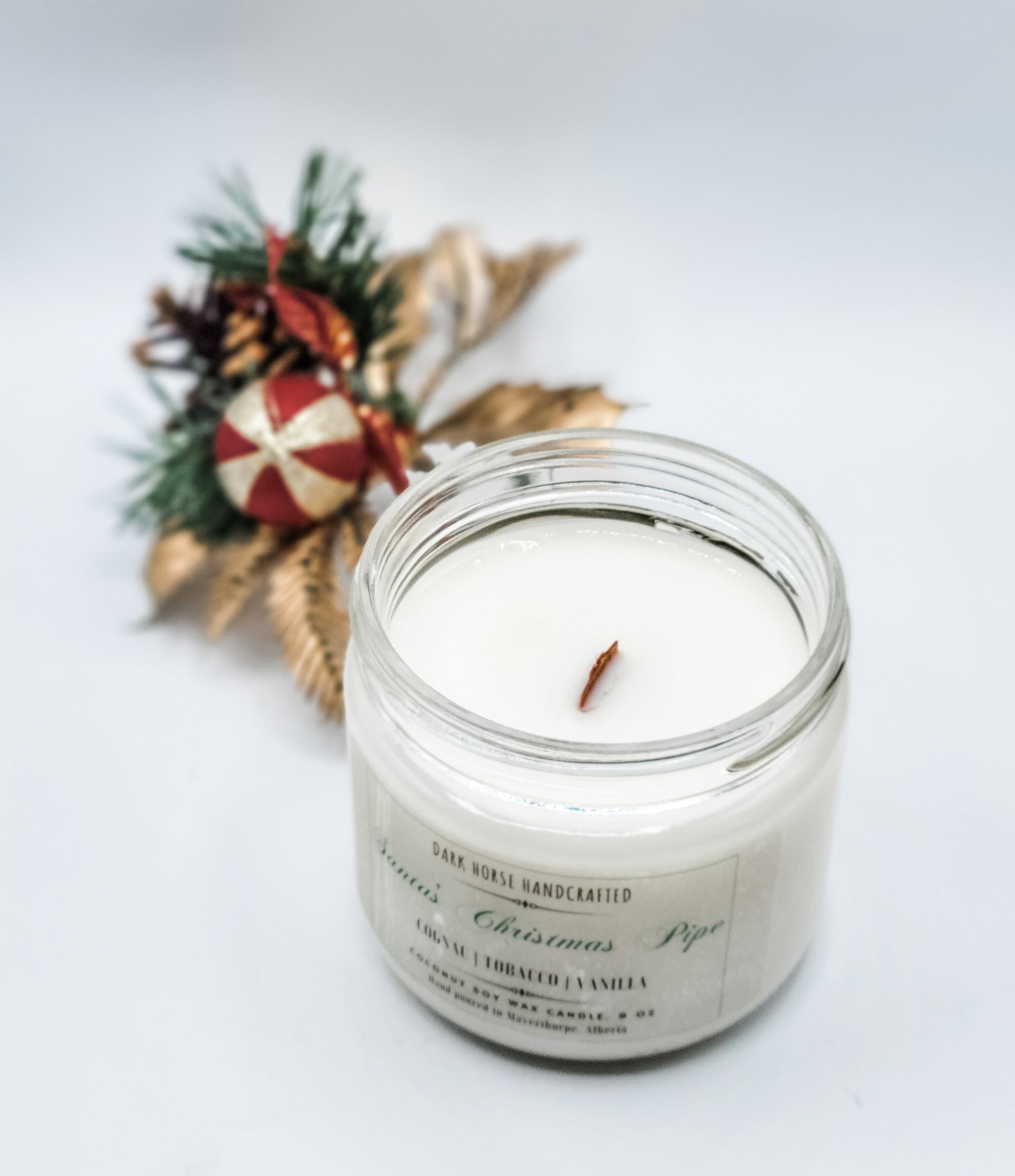 Santa's Christmas Pipe - Coconut Soy Candle
