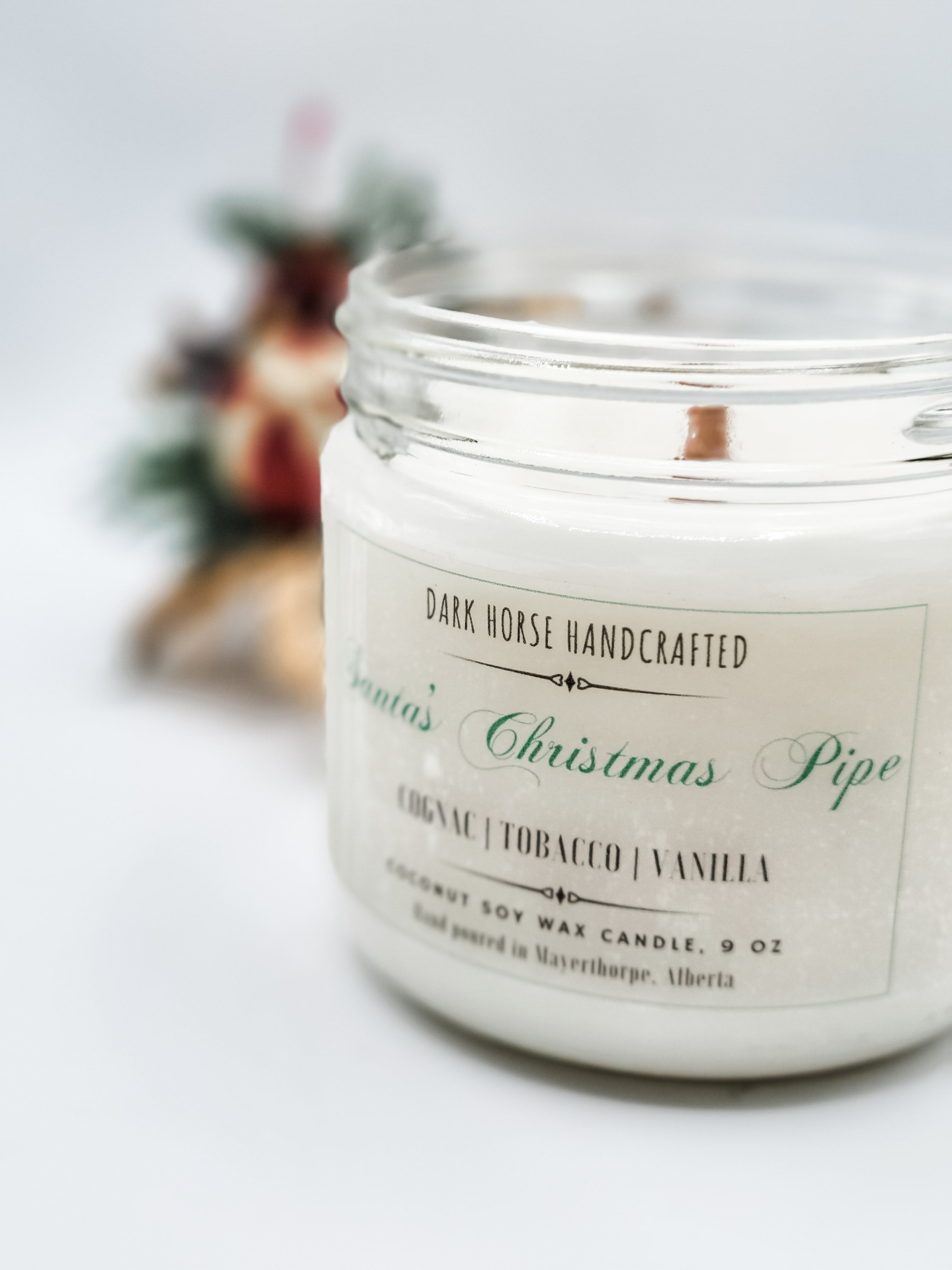 Santa's Christmas Pipe - Coconut Soy Candle