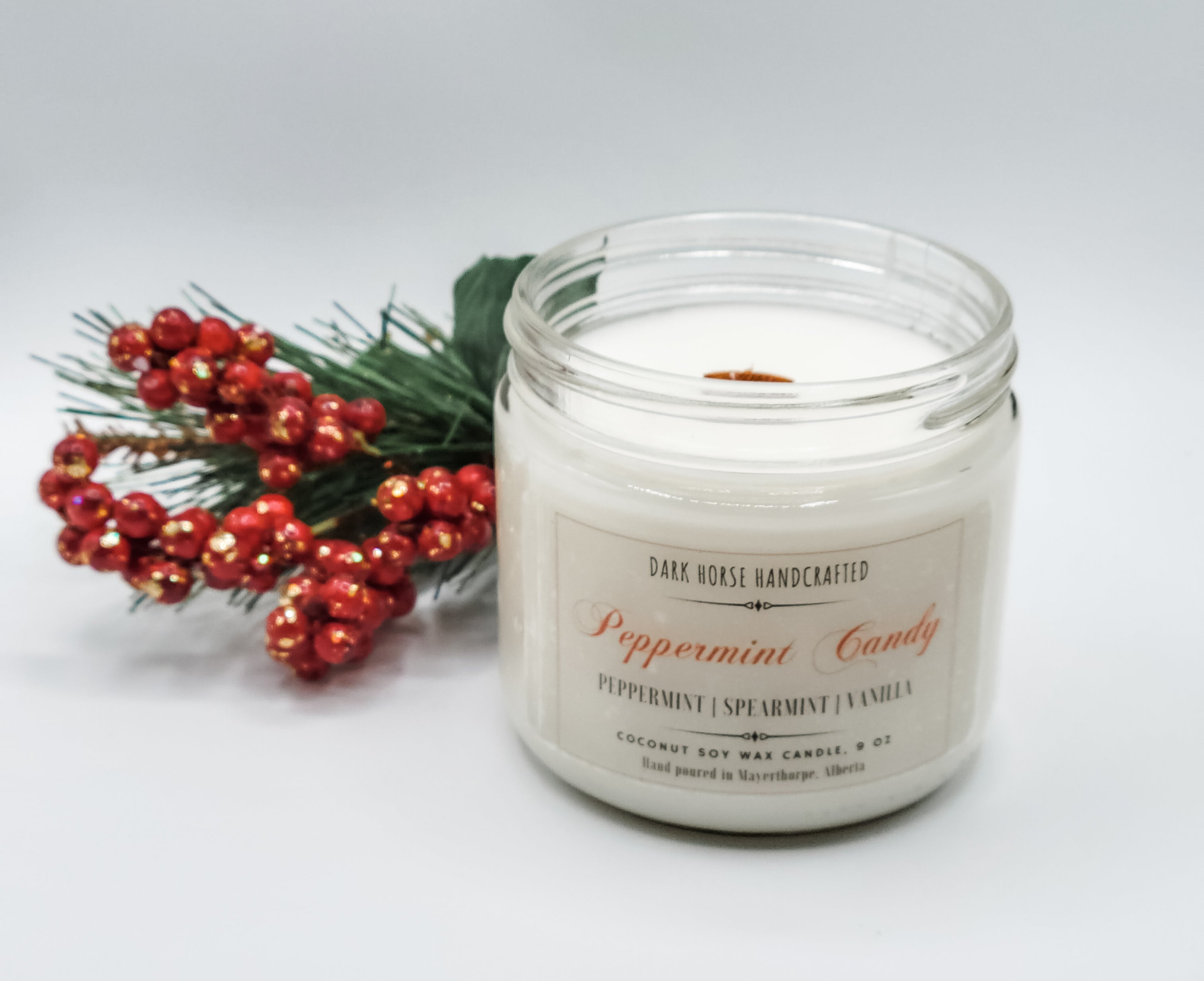 Peppermint Candy - Coconut Soy Candle