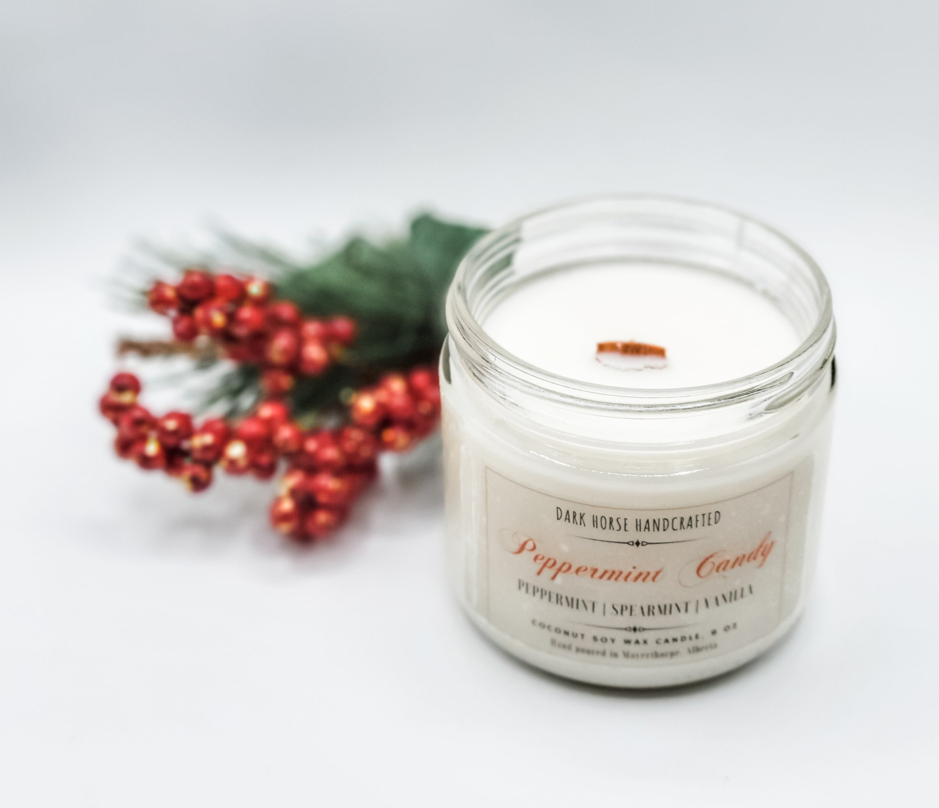 Peppermint Candy - Coconut Soy Candle