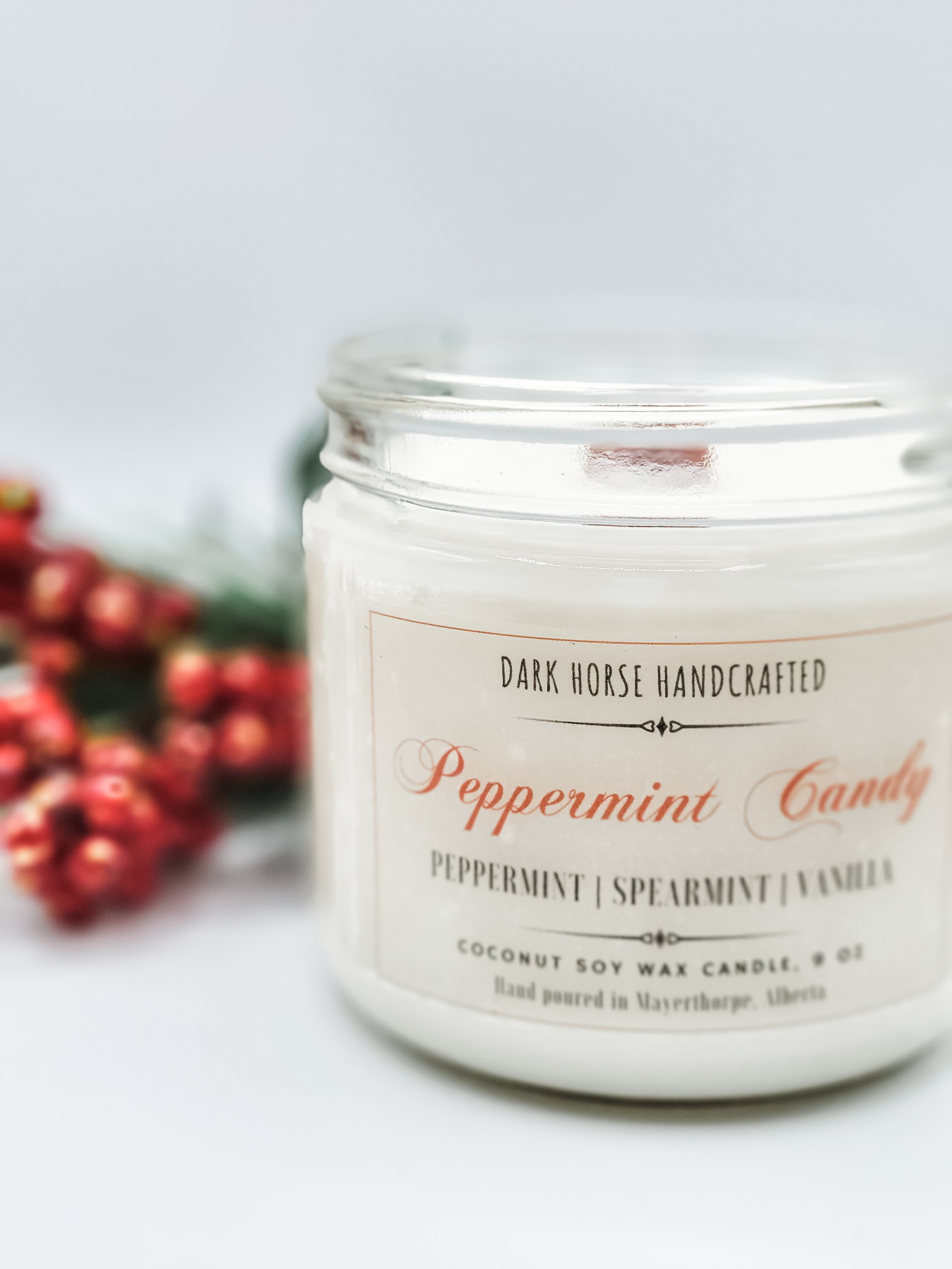 Peppermint Candy - Coconut Soy Candle