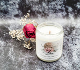 Libra astrological candle with wood wick