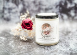 Scorpio astrological candle with wood wick