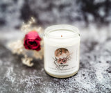 Scorpio astrological candle with wood wick