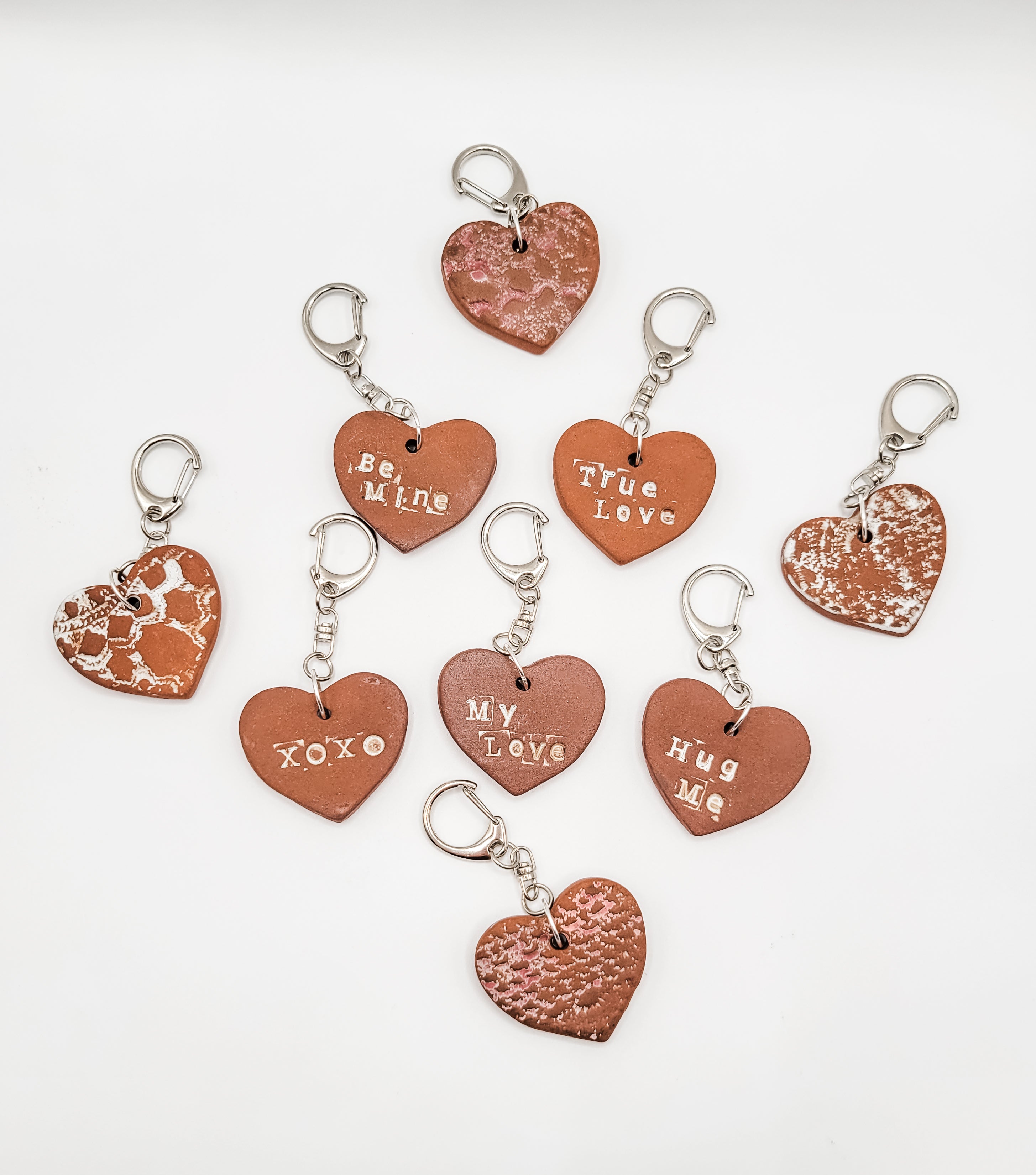 OMG! - Scented Red Clay Heart Keychain