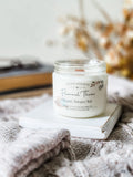 Flannel Throw - Fall, Scented Coconut Soy Candle