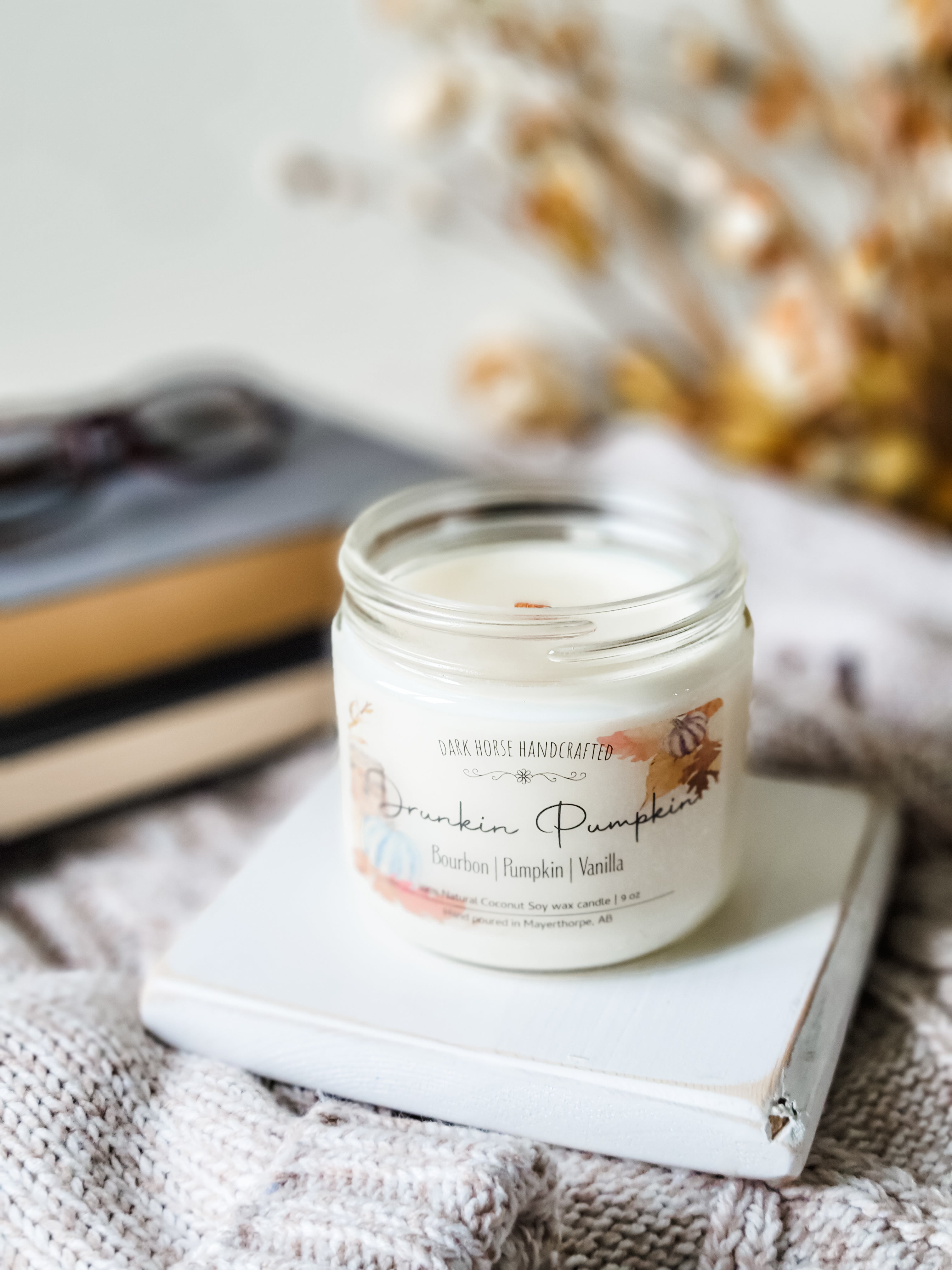 Drunkin' Pumpkin - Scented Coconut Soy Fall Candle