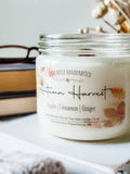 Autumn Harvest - Fall, Autumn, Scented Coconut Soy Candle