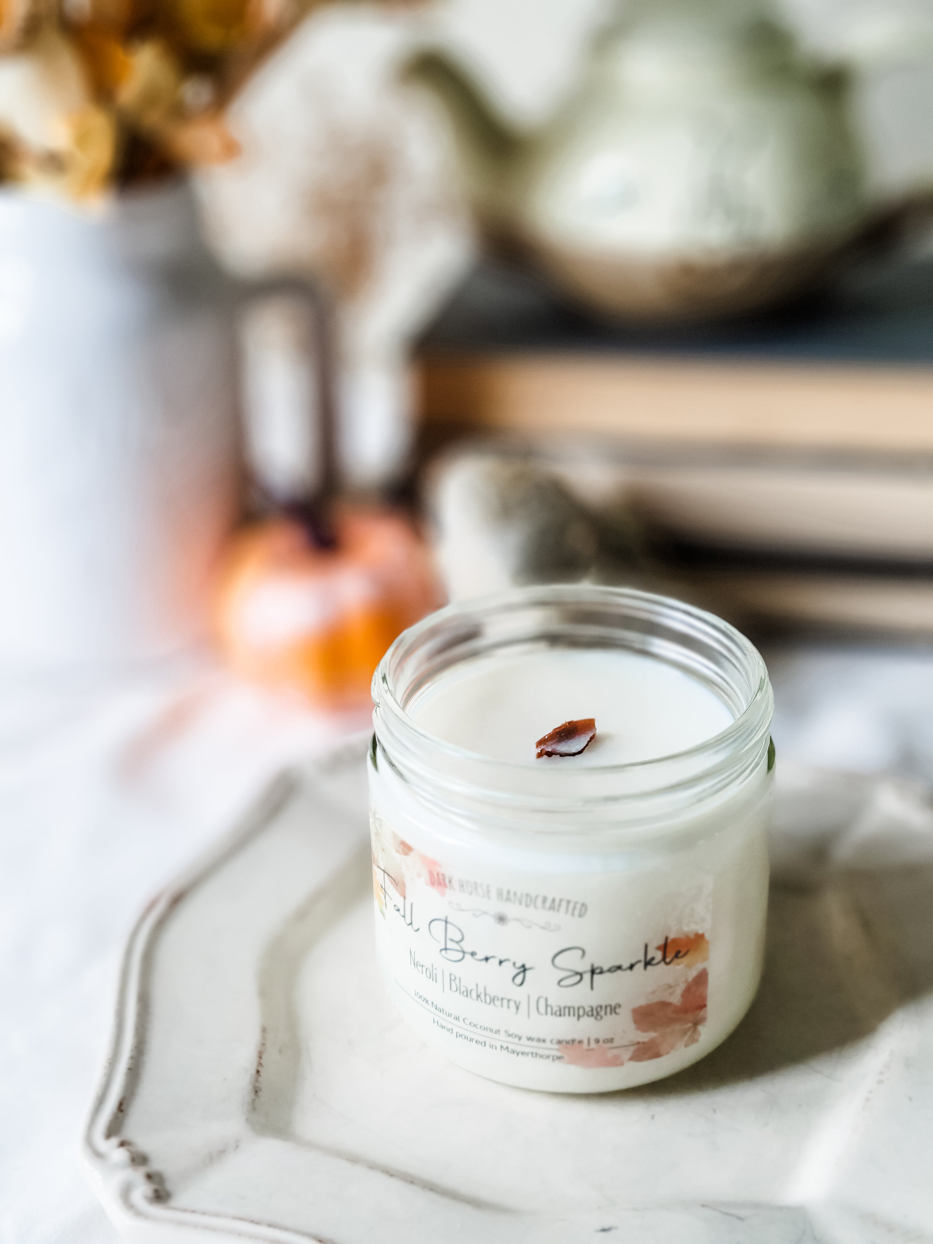 Fall Berry Sparkle - Fall Scented Coconut Soy Candle